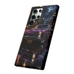 67 GTO Phone Case Purple, Rainy City Night Muscle Car Tough Cover
