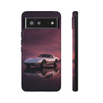 Soft White C3 Corvette Mauve Sky Phone Case