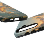 Leaping Golden Trout Lake Scene phone case | Tough Cover
