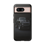 Black 1970 Nova SS Studio Front Tough Phone Case for Muscle Car Fans
