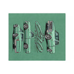 1968 Chevy C10 Pickup illustration Velveteen Microfiber Blanket | Retro Truck