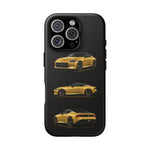 Gold Fairlady Z Classic Sports Car Tough Phone Case - 3 View
