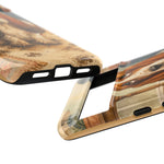 Guilty Basset Hound Phone Case, Muddy Watercolor Art Cover