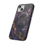 French Bulldog Galaxy Marble Art Tough Phone Case