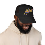 Melrose Retro Trucker Hat Neon 80s Synthwave Foam Snapback Cap Vintage Style