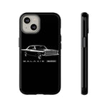 Vintage Galaxie 500 Phone Case | Classic Car Illustration, Black