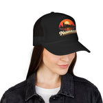 Nashville Trucker Hat Retro Sunset Skyline Nashville Tennessee Snapback Cap Country Music City Foam Hat