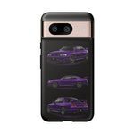Purple R33 Skyline GTR JDM Sports Car Phone Case Tough Multi View
