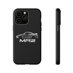 MR2 White Side Silhouette JDM Tough Phone Case Cover Gift