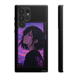 Melancholy Anime Girl Phone Case Vaporwave Tough Case