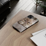 Persian Kitten Phone Case, Sleepy Macro Close-Up Portrait Cover