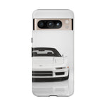White NSX Phone Case, Retro 90s JDM Supercar Cover, Gift for Car Lovers