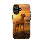 Rhodesian Ridgeback African Savanna Art Tough Phone Case