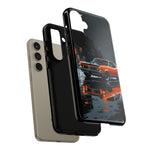 1966 GTO Orange Rainy City Tough Phone Case Cover Gift Art
