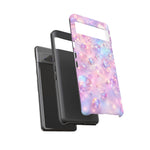 Rhinestone Sparkle Phone Case, Pastel Gradient Cover