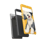 Sheepdog Hair Flip Phone Case Funny Dog Lover Gift