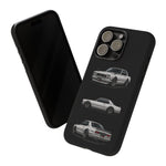 Silver Hakosuka Skyline Classic Sports Car Tough Phone Case for JDM Fans