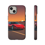 Red C4 ZR-1 King of the Hill Art Tough Phone Case