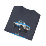 1972 Chevy K10 Pickup Truck T-Shirt | Vintage Auto Illustration Tee