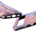 Praying Cherub Statue halo Vaporwave Aesthetic phone case