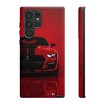 Red Mustang Art Phone Case, GT500 American Muscle Car Tough Cover