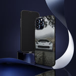 C7 Z06 Corvette Phone Case, White Foggy Country Road Cover