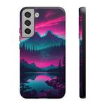 2 Rounds Canada Retina Artwork Vaporwave Phone Case – Landscape Aesthetic