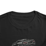 C8 Corvette Toddler T-Shirt – Mid-Engine Supercar Kids Tee