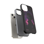 Melancholy Data Poster Phone Case, Glitch Anime Sky Tough Cover