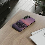 Sunset Skyline GT-R R32 phone case | car reflection, purple dusk