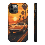 Orange Corvette C3 Stingray Sunset Palms Phone Case