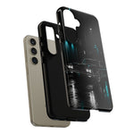1965 Black Riviera car phone case | Retro Night Cityscape Tough Case