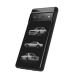 Silver Hakosuka Skyline Classic Sports Car Tough Phone Case for JDM Fans