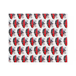 1955 Thunderbird Red Microfiber Throw Blanket Classic Car Gift