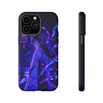 Neon Shrine Maiden phone case | Tough Case, anime vaporwave
