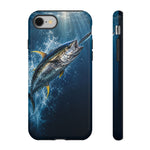 Yellowfin Tuna Phone Case, Deep Sea Fishing Tough Cover for Men