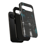 1965 Black Riviera car phone case | Retro Night Cityscape Tough Case