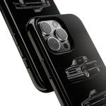 Black Silverado Classic Pickup Tough Phone Case for Chevy Truck Fans