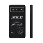 ZL1 Camaro phone case | tough phone case, black muscle car design