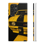 Z28 Yellow Camaro Retro Poster Tough Phone Case