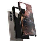 Cherry Blossom Street Scene R34 Skyline GTR Tough Case | Car Photo Cover