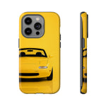 Yellow Miata Phone Case, NA Roadster 90s JDM Legend Cover