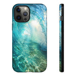 Ocean Wave Tunnel Tough Case | Turquoise Surf Phone Cover