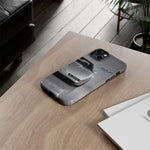 Silver C4 ZR1 Front View phone case | tough case for Vette Drivers
