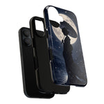 Geisha Parasol Moonlight Art Tough Phone Case