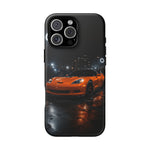 Orange C6 Neon Car Meet Tough Phone Case