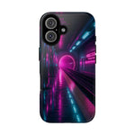 Neon Future Subway Station Tough Phone Case Cover Gift Art