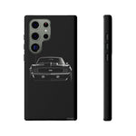 1969 Camaro Black Restomod Front Tough Phone Case Cover Gift