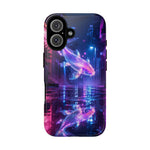 Neon Koi Reflection Vaporwave phone case | Tough Cover