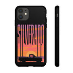 Silverado sunset truck Phone Case | Retro pickup silhouette
